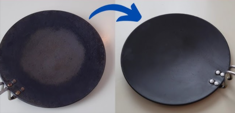 Clean Non Stick Tawa